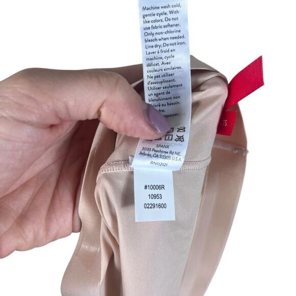 Spanx Shapewear Shaping Shorts Seamless Compression Biker Layering Nude Large - Picture 7 of 7